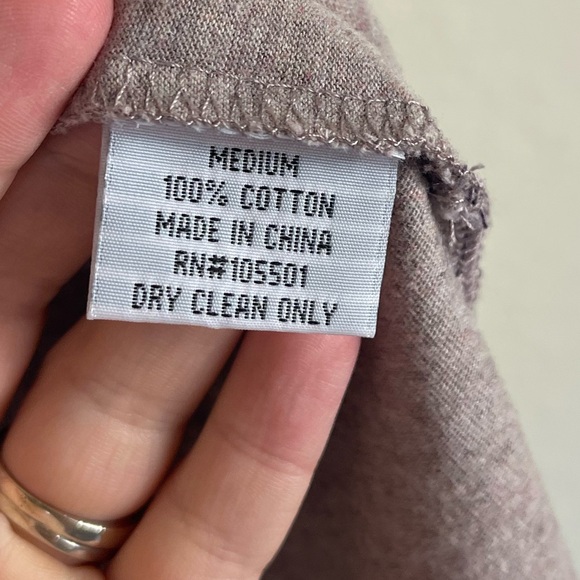 Double D Ranch La Seductora Long Sleeve Tee Grey Size Medium - Picture 6 of 6